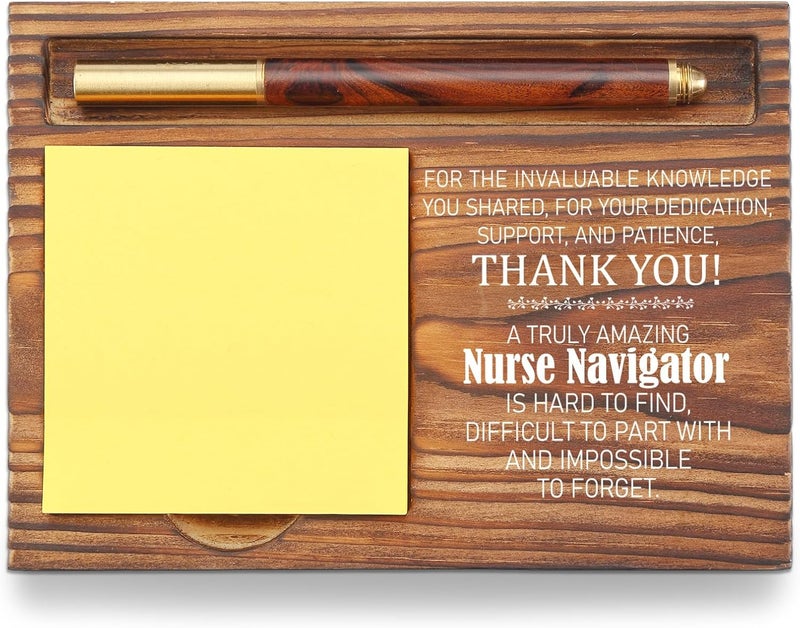 YODOCAMP Nurse Navigator Appreciation Gift, Healthcare Desk Organizer for Patient Advocates, Thank You Sticky Note Holder for Nurses, Case Managers, Medical Professionals TZP85 - Image 1